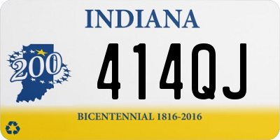 IN license plate 414QJ