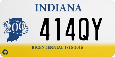 IN license plate 414QY