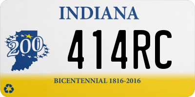 IN license plate 414RC