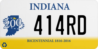 IN license plate 414RD