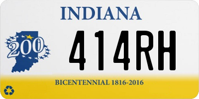 IN license plate 414RH