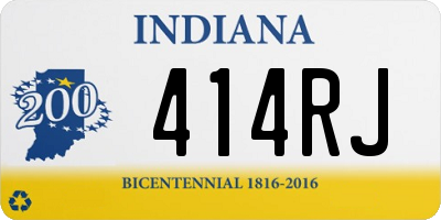 IN license plate 414RJ