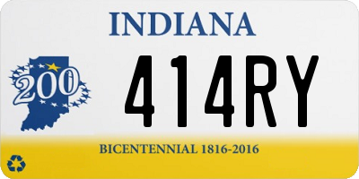 IN license plate 414RY