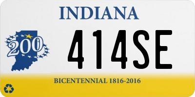 IN license plate 414SE