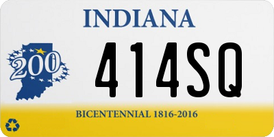 IN license plate 414SQ