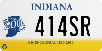 IN license plate 414SR