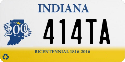 IN license plate 414TA