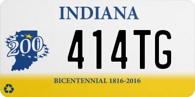 IN license plate 414TG