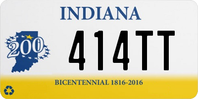 IN license plate 414TT