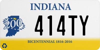 IN license plate 414TY