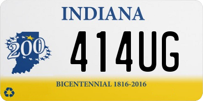 IN license plate 414UG