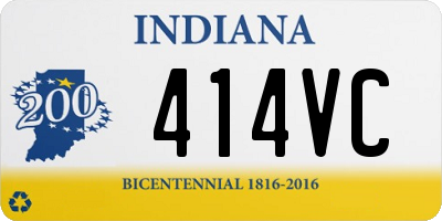 IN license plate 414VC