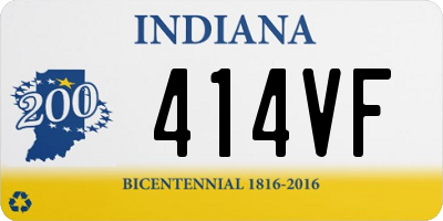 IN license plate 414VF