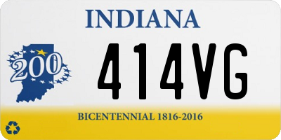 IN license plate 414VG