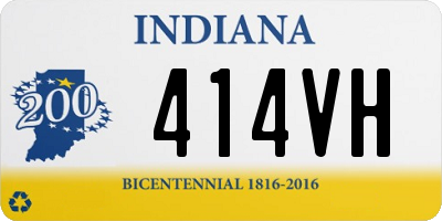 IN license plate 414VH