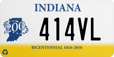 IN license plate 414VL