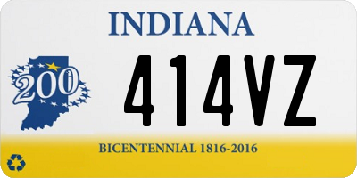 IN license plate 414VZ