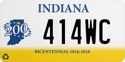 IN license plate 414WC