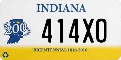 IN license plate 414XO