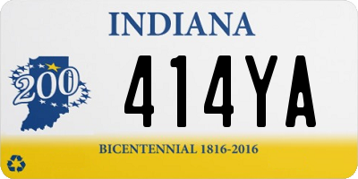 IN license plate 414YA