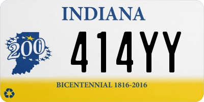 IN license plate 414YY