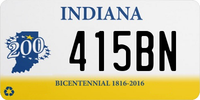 IN license plate 415BN