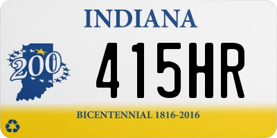 IN license plate 415HR
