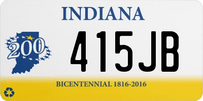 IN license plate 415JB