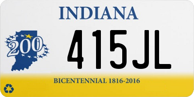 IN license plate 415JL