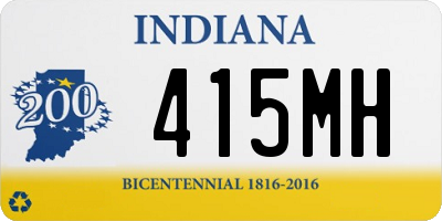 IN license plate 415MH