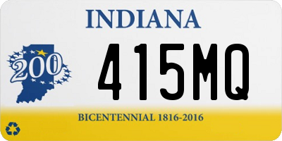 IN license plate 415MQ