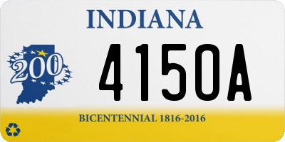 IN license plate 415OA