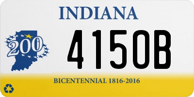 IN license plate 415OB