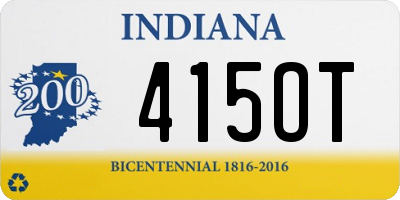 IN license plate 415OT