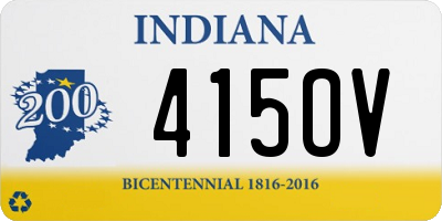 IN license plate 415OV