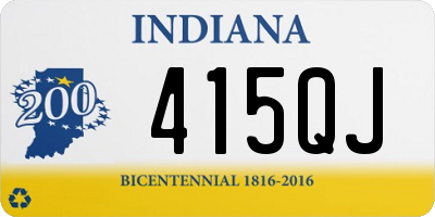 IN license plate 415QJ