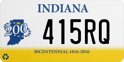 IN license plate 415RQ