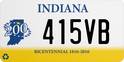 IN license plate 415VB