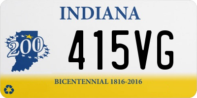 IN license plate 415VG