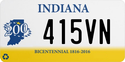 IN license plate 415VN