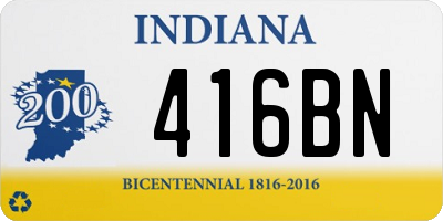 IN license plate 416BN