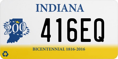 IN license plate 416EQ