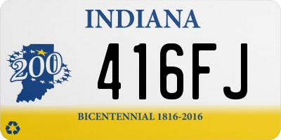 IN license plate 416FJ