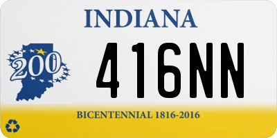 IN license plate 416NN