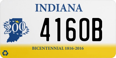 IN license plate 416OB