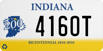 IN license plate 416OT