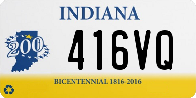 IN license plate 416VQ