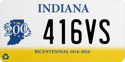 IN license plate 416VS