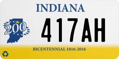 IN license plate 417AH