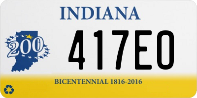 IN license plate 417EO